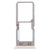 For Vivo Y67 SIM Card Tray + SIM Card Tray / Micro SD Card Tray (Gold)