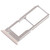For Vivo Y67 SIM Card Tray + SIM Card Tray / Micro SD Card Tray (Gold)