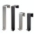 4 PCS  Stainless Steel Door Hook Cabinet Bedroom Door Hook, Style: Short Stainless Steel Color