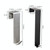 4 PCS  Stainless Steel Door Hook Cabinet Bedroom Door Hook, Style: Short Stainless Steel Color