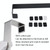 4 PCS  Stainless Steel Door Hook Cabinet Bedroom Door Hook, Style: Short Stainless Steel Color