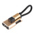 J-053 3A USB-C / Type-C to USB-C / Type-C 3.5mm Jack Charge Audio Adapter Cable(Gold)