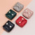 CLD-9955 Soft Leather Mini Coin Purse Lipstick Storage Bag(Red)