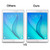 75 PCS for Galaxy Tab A 9.7 / T550 / T555 0.4mm 9H+ Surface Hardness 2.5D Explosion-proof Tempered Glass Film