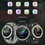 E19 1.28 inch Color Screen Smart Watch, IP68 Waterproof,Support Heart Rate Monitoring/Blood Pressure Monitoring/Blood Oxygen Monitoring/Sleep Monitoring(Gold)