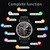 E19 1.28 inch Color Screen Smart Watch, IP68 Waterproof,Support Heart Rate Monitoring/Blood Pressure Monitoring/Blood Oxygen Monitoring/Sleep Monitoring(Gold)