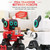 JJR/C R4 Cady Wile 2.4GHz Intelligent Remote Control Robo-advisor Money Management Robots Toy with Colorful LED Light, Remote Control Distance: 15m, Age Range: 8 Years Old Above (Red)