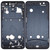 Front Housing LCD Frame Bezel Plate for HTC U11(Black)