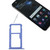 For Huawei P10 SIM Card Tray & SIM / Micro SD Card Tray(Blue)