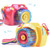 Electric Camera Shaped Flashing Sounding Toy Bubble Machine, Random Color Delivery, Bubble Liquid Not Included