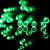 3m String Decoration Light, For Christmas Party, 30 LED, 2-Mode Flash, Battery Powered(Green Light)