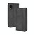 For Samsung Galaxy A22 5G Japanese Version Magnetic Buckle Retro Crazy Horse Texture Horizontal Flip Phone Leather Case with Holder & Card Slots & Photo Frame(Black)