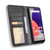 For Samsung Galaxy A22 5G Japanese Version Magnetic Buckle Retro Crazy Horse Texture Horizontal Flip Phone Leather Case with Holder & Card Slots & Photo Frame(Black)