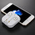 White Wire Body 3.5mm In-Ear Earphone with Line Control & Mic(Gold)