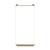 For Galaxy S8+ / G955 0.26mm 9H Surface Hardness 3D Explosion-proof Non-full Screen Curved Case Friendly Tempered Glass Film(Gold)