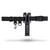 Fishing Rod Waist Belt Rod Holder Fishing Rod Waist Support(28157-B Black)