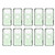 For Galaxy S8+ 10pcs Back Rear Housing Cover Adhesive