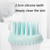 2 PCS 92645 Pet Supplies Round Dog Bathing Massage Brush(Mint Green)