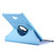 For Galaxy Tab A 10.1 / T580 Litchi Texture Horizontal Flip 360 Degrees Rotation Leather Case with Holder(Blue)