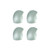4 PCS Front Bezel Edge for Sony Xperia C4(Green)