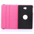 For Galaxy Tab A 10.1 / T580 Litchi Texture 360 Degree Rotating Horizontal Flip Leather Case with Holder(Magenta)