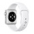 For Apple Watch Series 9&8&7 41mm / SE 3&SE 2&6&SE&5&4 40mm / 3&2&1 38mm High-performance Ordinary & Longer Rubber Sport Watch Band with Pin-and-tuck Closure(White)