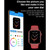 DT200 1.72 inch Color Screen Smart Watch, IP67 Waterproof,Support Temperature Monitoring/Heart Rate Monitoring/Blood Pressure Monitoring/Blood Oxygen Monitoring/Sleep Monitoring(Black)