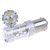 2PCS 1156/BA15S 650 Lumen 50W 10-3535-LEDs 6500K White Light Turn Signal Light, DC 12-24V
