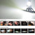 2PCS 1156/BA15S 650 Lumen 50W 10-3535-LEDs 6500K White Light Turn Signal Light, DC 12-24V