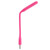 100 PCS Portable Mini USB 6 LED Light, For PC / Laptops / Power Bank, Flexible Arm, Eye-protection Light(Pink)