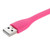 100 PCS Portable Mini USB 6 LED Light, For PC / Laptops / Power Bank, Flexible Arm, Eye-protection Light(Pink)