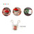 10 PCS Outdoor Camping Tent Portable Water-resistant 3-Mode LED Light, Pendent Light, Random Color Delivery