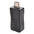 USB 2.0 Micro USB Male to Female Adapter for Galaxy S IV / i9500 / S III / i9300(Black)