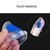 Women Silicone Gel Comfort Heel Cups Pads Half Pads, Size: S(Blue) Women Silicone Gel Comfort Heel Cups Pads Half Pads, Size: S(Blue)