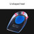 Women Silicone Gel Comfort Heel Cups Pads Half Pads, Size: S(Blue) Women Silicone Gel Comfort Heel Cups Pads Half Pads, Size: S(Blue)