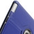 360 Degree Rotatable Leather Case with Sleep / Wake-up Function & Holder for New iPad (iPad 3), Sapphire Blue