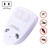 Ultrasonic Pest Repeller Electro Magnetic(White)