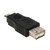 USB 2.0 A Female to Micro USB 5 Pin Male OTG Adapter(Black)