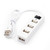 4 Ports USB HUB 2.0 USB Splitter Adapter with Switch(White)