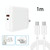 A6 65W QC 3.0 USB + PD USB-C / Type-C Dual Fast Charging Laptop Adapter + 1m USB-C / Type-C to USB-C / Type-C Data Cable Set for MacBook Series, US Plug + EU Plug