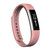 For Fitbit Alta Watch Oblique Texture Silicone Watchband, Large Size, Length: about 22cm(Pink)