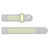 Two-color Round Hole Silicone Watch Band for Fitbit Charge 3, Watch Band Size:145-210mm(Grey Green)