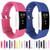 For Fitbit Charger 2 Bracelet Watch Diamond Texture TPU Watch Band, Full Length: 23cm(Pink)