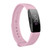 Smart Watch Snap Fastener Watch Band for Fitbit Inspire HR(Pink)