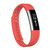 For Fitbit Alta Watch Oblique Texture Silicone Watchband, Large Size, Length: about 22cm(Red)