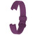 Solid Color Silicone Watch Band for FITBIT Alta / HR, Size: S(Lilac Purple)