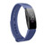 Smart Watch Snap Fastener Watch Band for Fitbit Inspire HR(Blue)