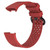 Square Hole Adjustable Sport Watch Band for FITBIT Charge 3(Red)