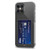 For iPhone 12 mini TPU Transparent Protective Case with Card Slots (Yellow)