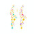 10 PCS Hot Stamping Waterproof Music Festival Face Tattoo Sticker(VS-002)